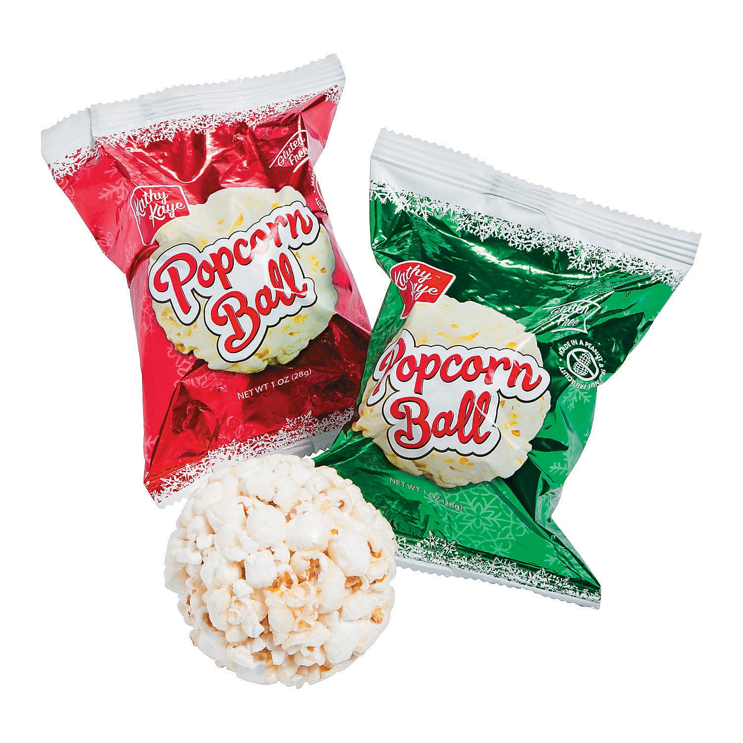Christmas Popcorn Balls Edibles 24 Pieces