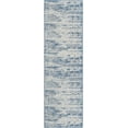 thumbnail image 2 of Unique Loom Outdoor Modern Collection Area Rug - Cartago (2' 11" x 10' Runner Blue/Ivory), 2 of 6