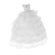 thumbnail image 1 of Vestido de novia a escala 1:6, modelo de juego de rol de moda, muñeca de juguete, ropa, falda para fiesta Plata blanca, 1 of 9