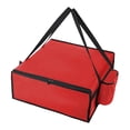 thumbnail image 4 of Bolsa térmica para pizza, calentador de pizza, ideal para uso comercial, compras, exteriores, impermeable, para viajes, catering, bolsa térmica para Rojo L, 4 of 8