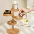 thumbnail image 5 of Pyaiiner Jewelry Organizer Multi-Layer Rotating Shelf Entry Key Organizer Solid Wood Desktop Jewelry Organizer Suitable For Jewelry Storage And Organization, 5 of 7