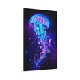 thumbnail image 3 of Glowing Neon Jellyfish Light Switch Cover Decorator No Device Blank Wall Plate 1-Gang Receptacle Outlet Decor, 3 of 7