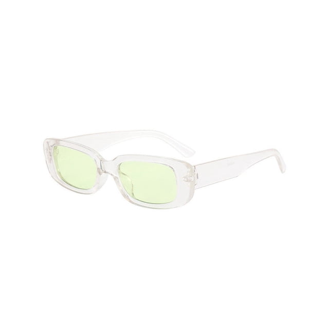 Vintage Clear Sunglasses Light Universal Eye Wear Decoration Men Eyewear Sun Protection Classic Matching Spectacles Transparent&Green