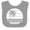 Heather/White, variant on Inktastic Vero Beach Florida Vacation Boys or Girls Baby Bib