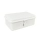 thumbnail image 5 of Caja organizadora de almacenamiento de metal rectangular, portátil, estilo retro, contenedor en blanco, 5 of 9