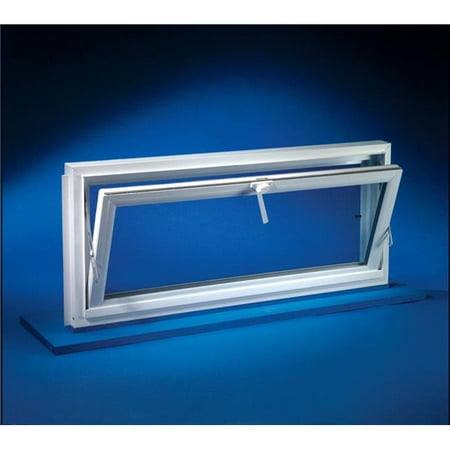 Duo-Corp 5958830 Patriot Hopper Glass & Vinyl Window, White - 22 x 31.75 in.