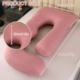 thumbnail image 2 of Eurhowing Large Body Pillow, Breathable Full Body Pillow for Side Sleeper, Soft Long Bed Pillow for Adults, Pink, 2 of 11