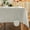 Gray, variant on Cterwk Linen Tablecloths Rectangle Waterproof Table Cloths Washable Table Cover for Dining, Wedding, 23 x 23 inch