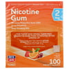 Rite Aid Nicotine Gum, 2mg, Fruit Flavor - 100 Pieces | Quit Smoking Aid | Coated Nicotine Gum 2mg