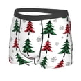 thumbnail image 2 of Balery Buffalo Plaid Christmas Trees Men's Boxer Briefs, Soft and Breathable Cotton Underwear with nylon Waistband-XX-Large, 2 of 9