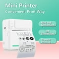 thumbnail image 4 of Mini Portable Mini Printer Student Study Printer Labels Convenient Thermal Printer Mobile Phone BT Printer Fix Mistakes, 4 of 6