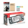 Nintendo Switch Lite Gray with Assassin's Creed: Ezio Collection and Mytrix Accessories NS Game Disc Bundle Best Holiday Gift