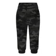 thumbnail image 5 of Capri Sweatpants for Women Summer Casual Outdoor Pull-Up Camo Print Joggers Trousers with Pocket Wide Leg Workout Pants, Multicolor, XXL, 5 of 6