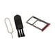 thumbnail image 2 of Juego de bandeja de tarjeta SIM reemplazo de soporte de ranura para tarjeta SIM de plástico con Pin de tarjeta y cepillo para teléfono Redmi Note 7 Note 7 Pro, 2 of 8
