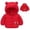 Red, variant on XEGLSBU Girls' Outerwear Jackets & Coats Size 6 Autumn and Winter Children's Down Padded Jacket Cartoon Pattern Hooded Ears Light Padded Jacket for Boys Girls Warm Padded Jacket Blue Size 3-4 Years