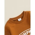 thumbnail image 4 of Newborn Baby Girls Halloween Clothes Pumpkin Patch Oversized Sweatshirt Romper Jumpsuit One Piece Fall Outfits 0-18M, 4 of 8