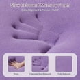 thumbnail image 2 of 2 inch Twin Mattress Topper, 7-Zone Egg Crate Memory Foam Topper Pad, Purple(Twin Size), 2 of 5
