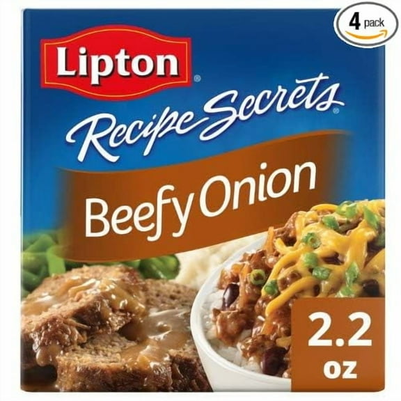 Lipton Recipe Secrets Soup & Dip Mix Beefy Onion (Pack of 4)