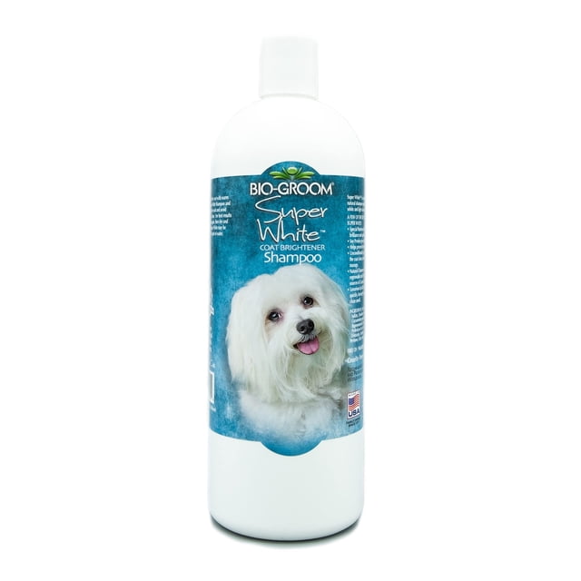 Shampoo Bio-Groom Super Blanqueador para Perros 946 ml Sin Crueldad