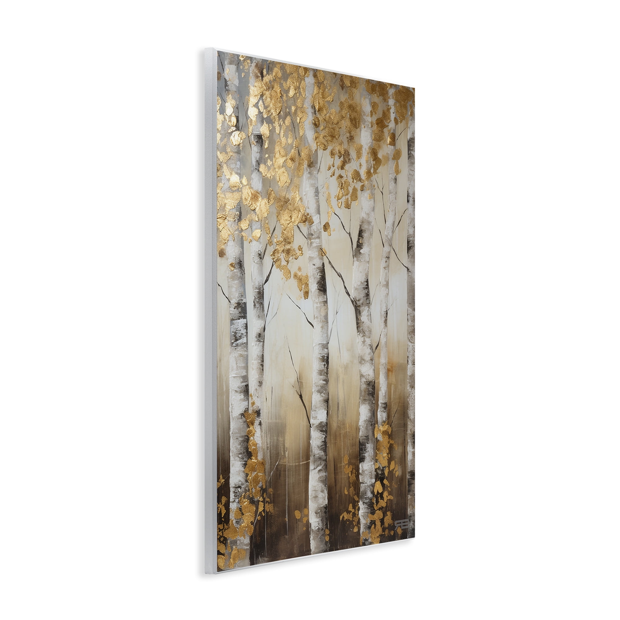 Stupell Industries Fall Foliage Birch Landscape Painting Unframed Art Print Wall Art, 10 x 15