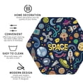 thumbnail image 4 of Balery 4 Pcs Colorful Spaceleather Coasters Set, Drink Table Cup Coasters For Living Room Kitchen Coffee Decor, 4 of 9