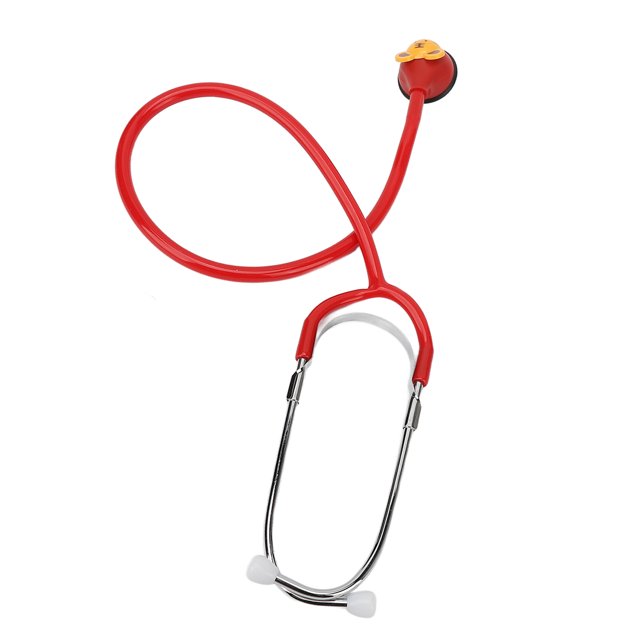 Stéthoscope Pédiatrique, 5 Têtes Bouchons d'Oreilles Doux Stéthoscope Réglable pour Pédiatre