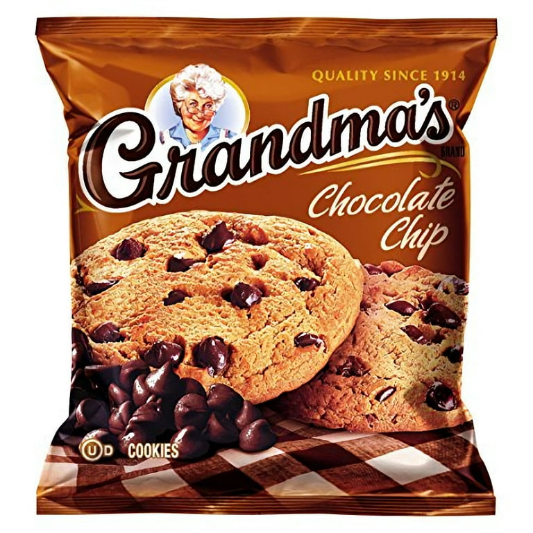 5 pack) Grandma's Chocolate Chip Cookies, 2.5 Ounce (Pack of