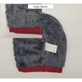 thumbnail image 5 of GRNSHTS Winter Warm Knitted Beanie and Warm Scarf Set for Women, Soft Fleece Lining and Stylish Knit Scarf and Beanie Set (Red), 5 of 6
