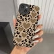thumbnail image 3 of Funda de teléfono con estampado de leopardo, carcasa a prueba de golpes para iPhone 15, 14, 13, 12, 11, 16 Pro Max, XS, X, XR, 7, 8 Plus, SE 2, 3 of 5