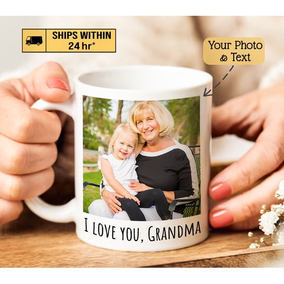 Personalized Photo Coffee Mug, Birthday Gift for Mom, Anniversary Gift for Her/Him, Valentine's Day Mug with Picture