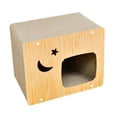 thumbnail image 3 of DOLITY Cat Scratcher House Cat Scratching Board Cardboard Cat House Cat Scratch M, 3 of 9