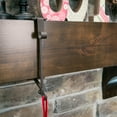 thumbnail image 4 of Village Lighting Mantle Garland and Stocking Hanger (2 PK) (Brown), 4 of 9