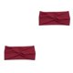 thumbnail image 2 of Diadema de ganchillo Minnieouse Estampado de leopardo Rojo oscuro 2Conjunto, 2 of 6