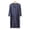 Dark Gray, variant on Couple Modal Sleep Robe V Neck 3/4 Sleeve with Pockets Button Down Cardigan Lounge for Home L