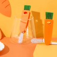 thumbnail image 3 of Brosse Compacte de Nettoyage pour Couvercle de Tasse au Design Carotte pour Bouteilles Réutilisables et Outil de Récurage Efficace, 3 of 5