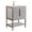 Bright Taupe, variant on Fine Fixtures Serenity 24 in. W x 18 in. D x 33.5 in. H Bathroom Vanity in Black Matte with Ceramic Sink Top in White with Satin Brass Hardware