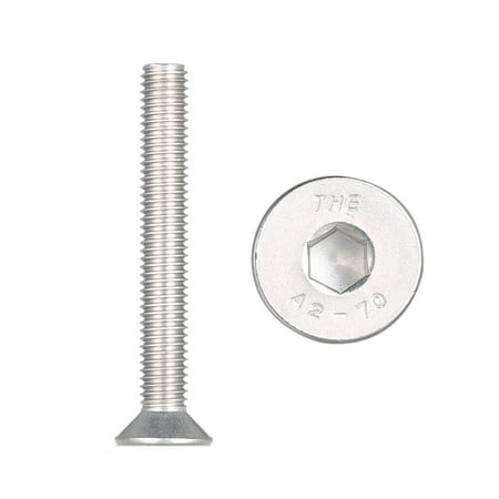 

Andoer DIN7991 304 Stainless Steel Allen Bolt Socket Screws Hex Screw M-8*60