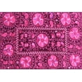 thumbnail image 1 of Ahgly Company Indoor Rectangle Abstract Pink Modern Area Rugs, 4' x 6', 1 of 4