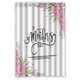 thumbnail image 1 of ABPHQTO Happy Mothers Day Cortina de Ducha de Poliéster Impermeable y Ganchos 120x180 cm, 1 of 1