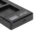 thumbnail image 1 of AMONIDA LCD Dual Battery Charger+7.2V 2440mAh Battery For Arlo Pro/Pro 2(VMA4400) Camera, 1 of 8