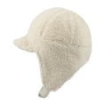 thumbnail image 3 of WITHMOONS Visor Ear Flap Hat Winter Fleece Warm Trapper Cap SLT1249 (Ivory), 3 of 5