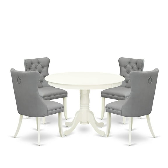 East West Furniture 5 Piece Modern Dining Table Set