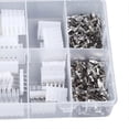 thumbnail image 2 of Kit de borniers CH3,96 mm, 230 pièces, assortiment de connecteurs de borniers à broches droites, connexion sécurisée 2P à 5P, 2 of 4