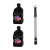 VP Racing Fuels 5.5 Gallon Utility Jugs (2 Pack) with 14 Inch Hose, Black