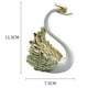 thumbnail image 4 of 4 Piezas de Figuras de Adornos de Cisne, Decoración de Pastel de Cisne, Decoración de Figuras de Coche, Decoración de Navidad para Bodas Hogar A, 4 of 5