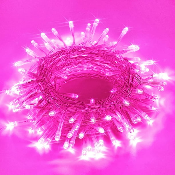 Soft pink 2024 fairy lights