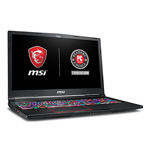 MSI GE63 Raider RGB-012 15.6" 120Hz 3ms Performance Gaming Laptop GTX 1060 6G i7-8750H (6 Cores) 16GB 128GB SSD + 1TB Per Key RGB KB, Metal Chassis, Windows 10 64 bit - Walmart.com