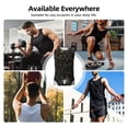 thumbnail image 5 of Kdxio Spiderweb Bats And A Spider for Men's Muscle T-shirt,Sleeveless for Workout Running Athletic Gym Lounge Casual, 5 of 5