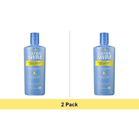 Ultra Swim Chlorine Removal Shampoo, 7 Oz Bottle - 2 Pack