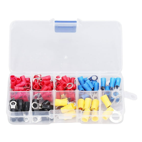 Oubit Ring Connector,102Pcs Ring Terminal Insulated Insulated Terminal Ring Terminal Custom Engineered